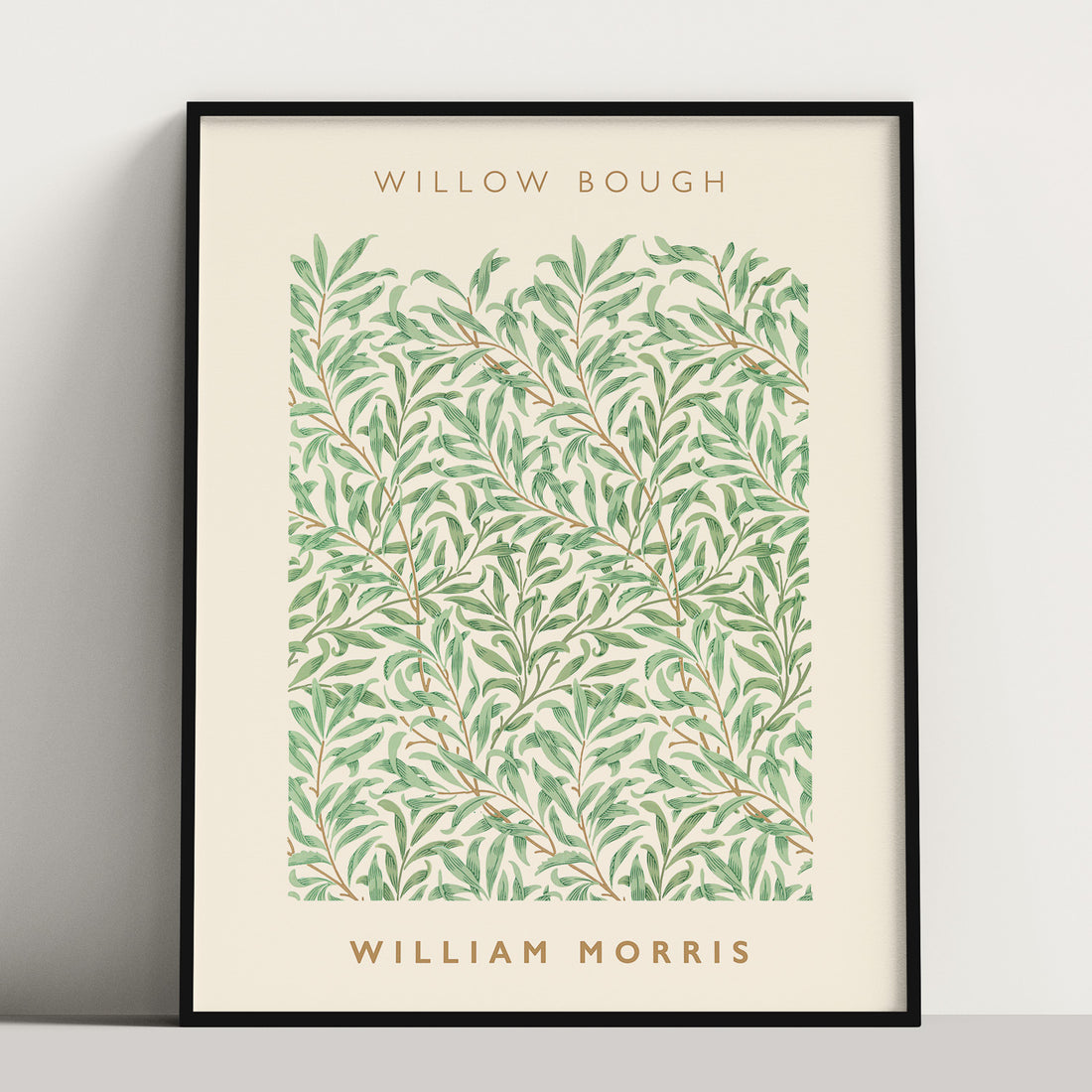 William Morris poster med motivet Willow Bough. Affisch med William Morris-motiv.