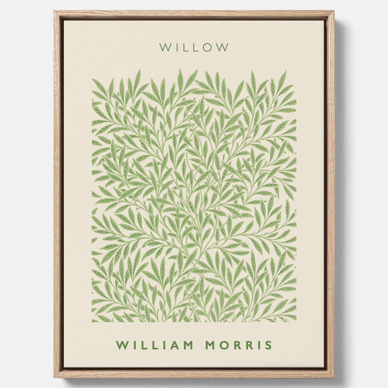 William Morris canvas med motivet Willow. Affisch med William Morris-motiv.