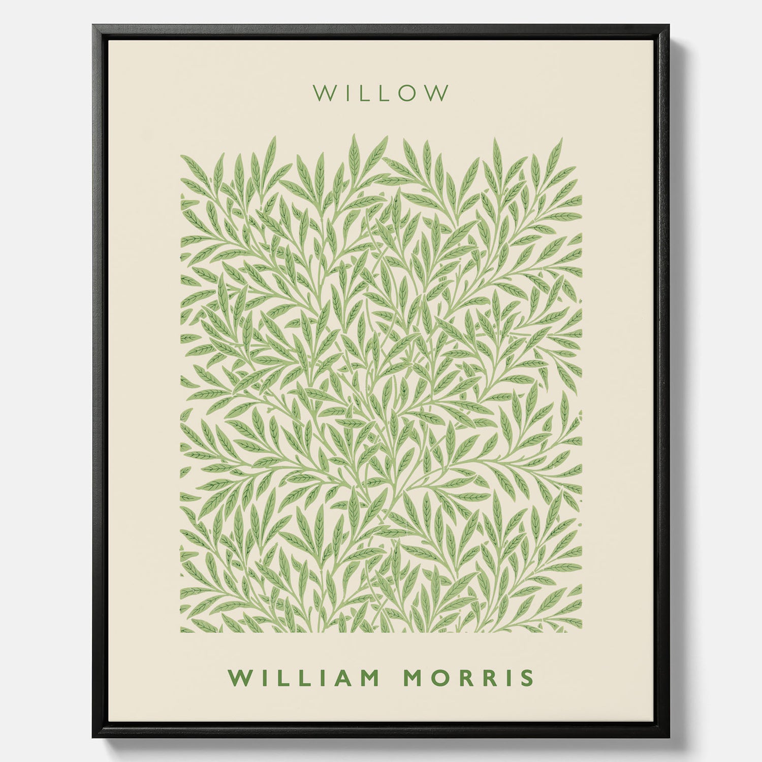 William Morris canvas med motivet Willow. Affisch med William Morris-motiv.