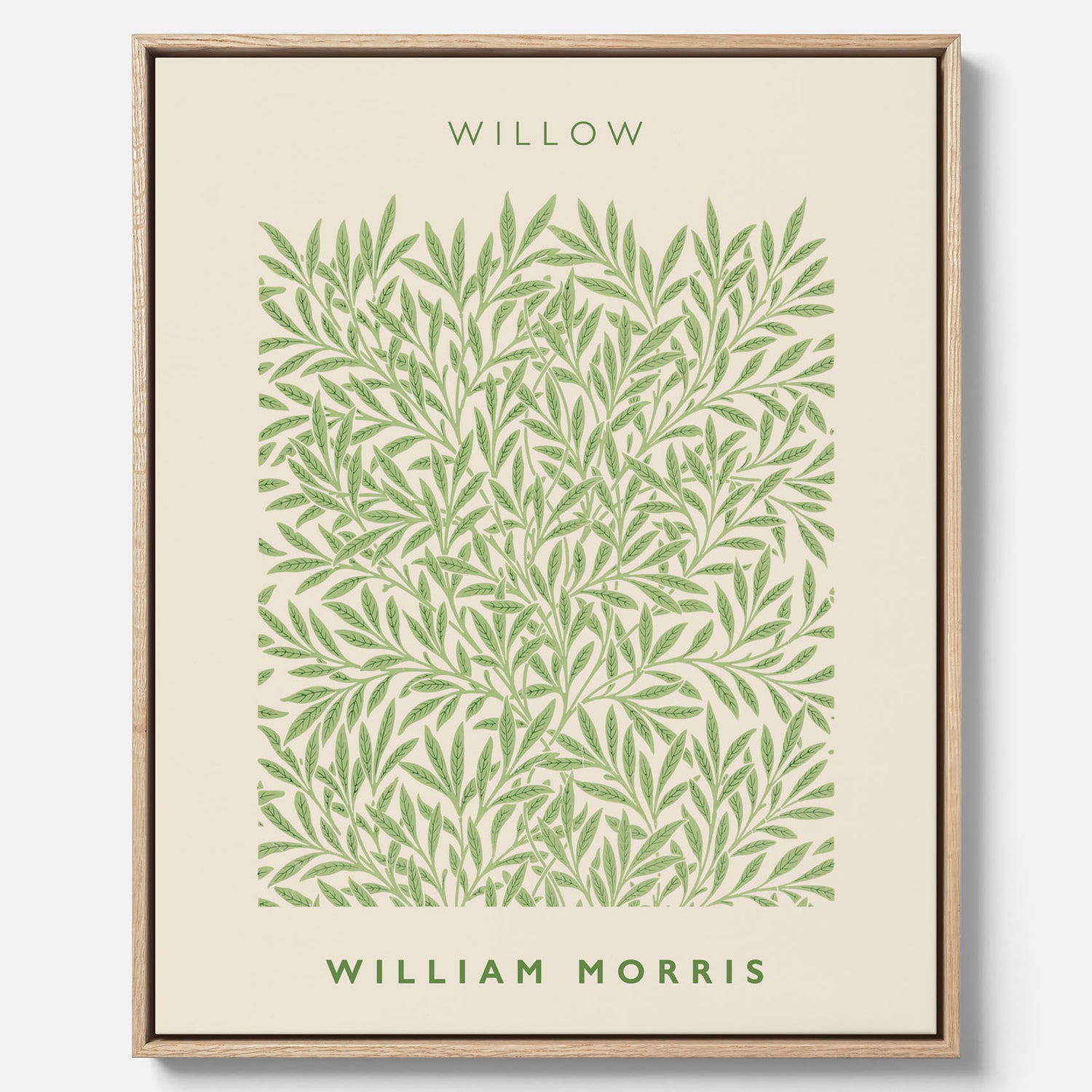 William Morris canvas med motivet Willow. Affisch med William Morris-motiv.