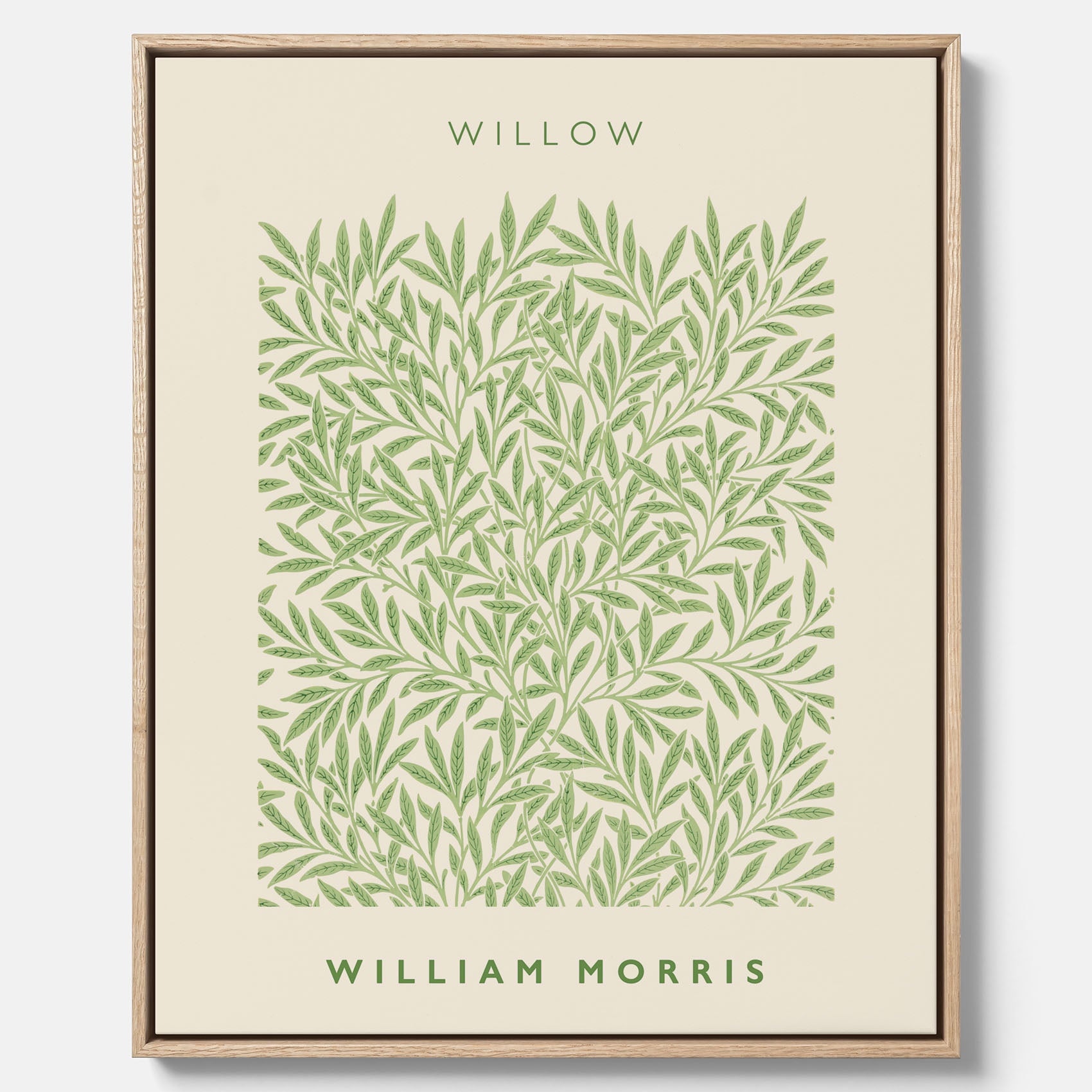 William Morris canvas med motivet Willow. Affisch med William Morris-motiv.