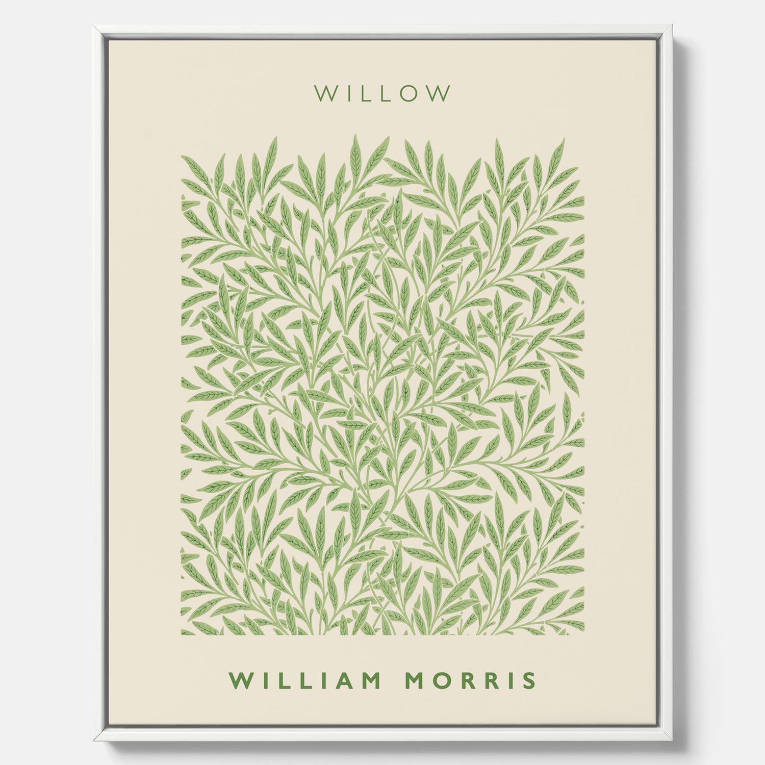 William Morris canvas med motivet Willow. Affisch med William Morris-motiv.
