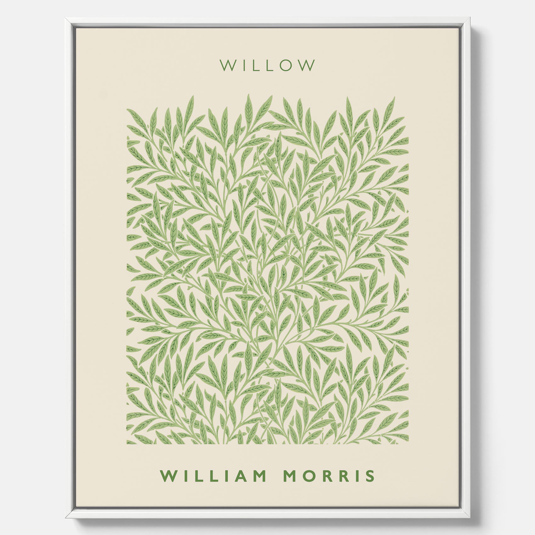 William Morris canvas med motivet Willow. Affisch med William Morris-motiv.