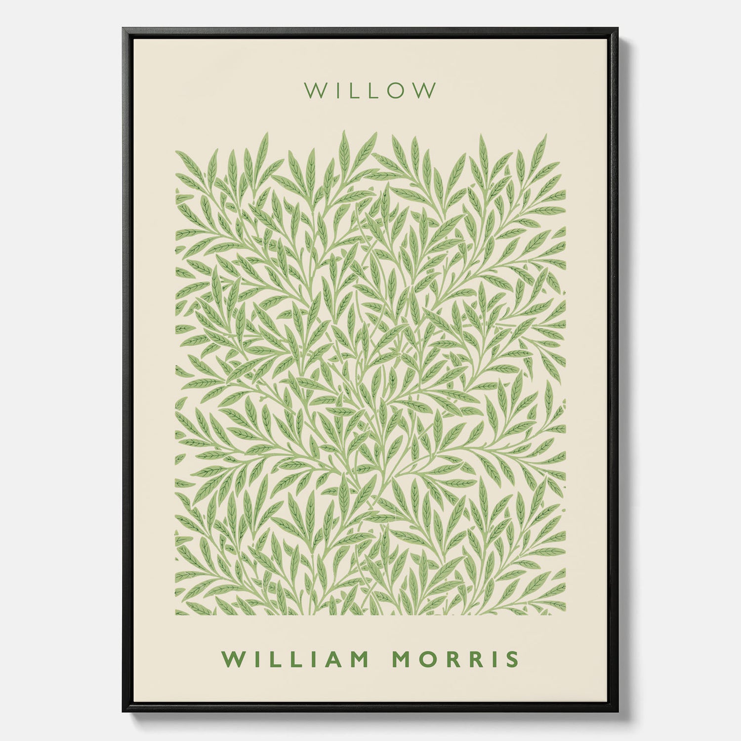 William Morris canvas med motivet Willow. Affisch med William Morris-motiv.
