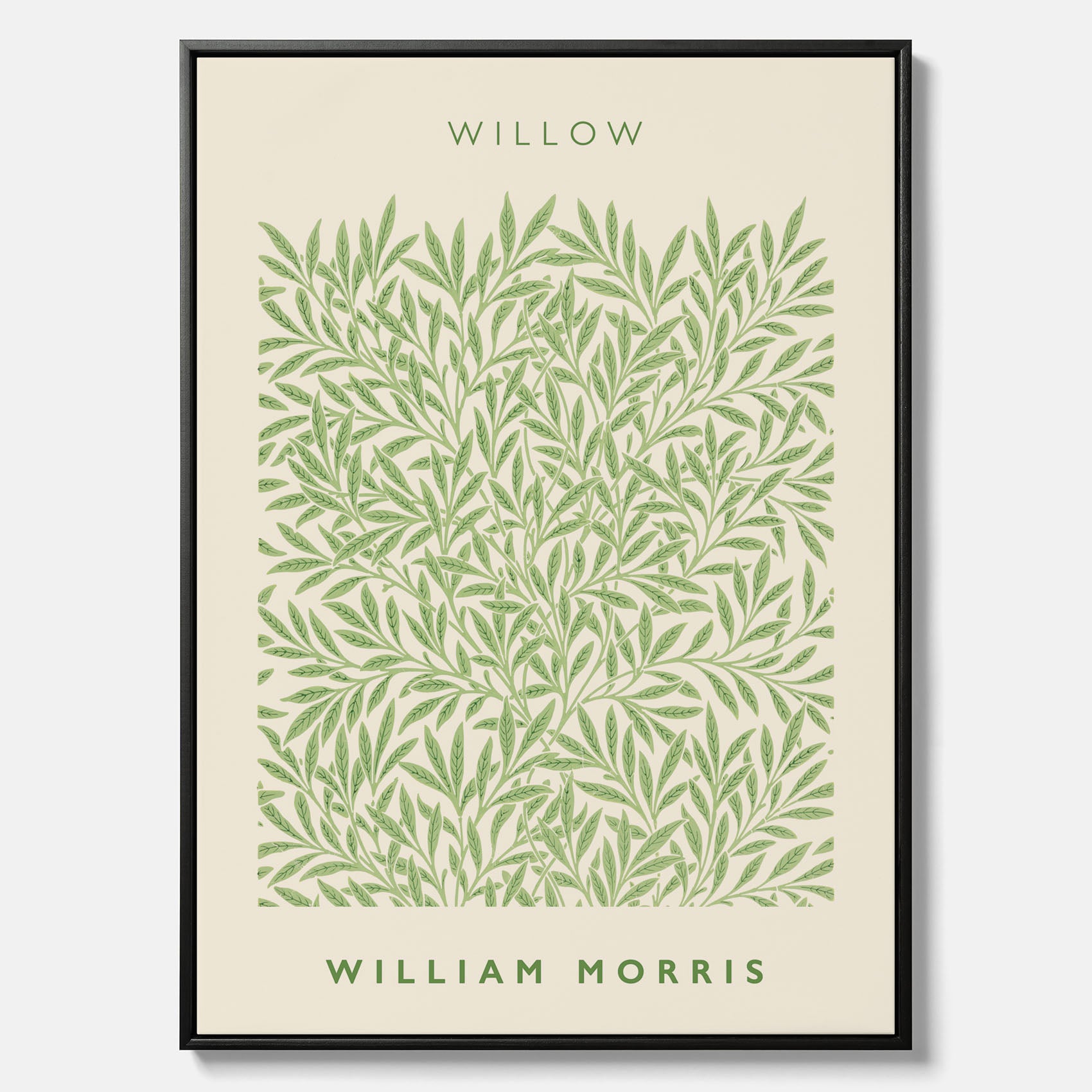 William Morris canvas med motivet Willow. Affisch med William Morris-motiv.