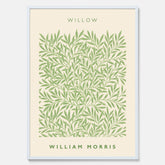 William Morris poster med motivet Willow. Affisch med William Morris-motiv.