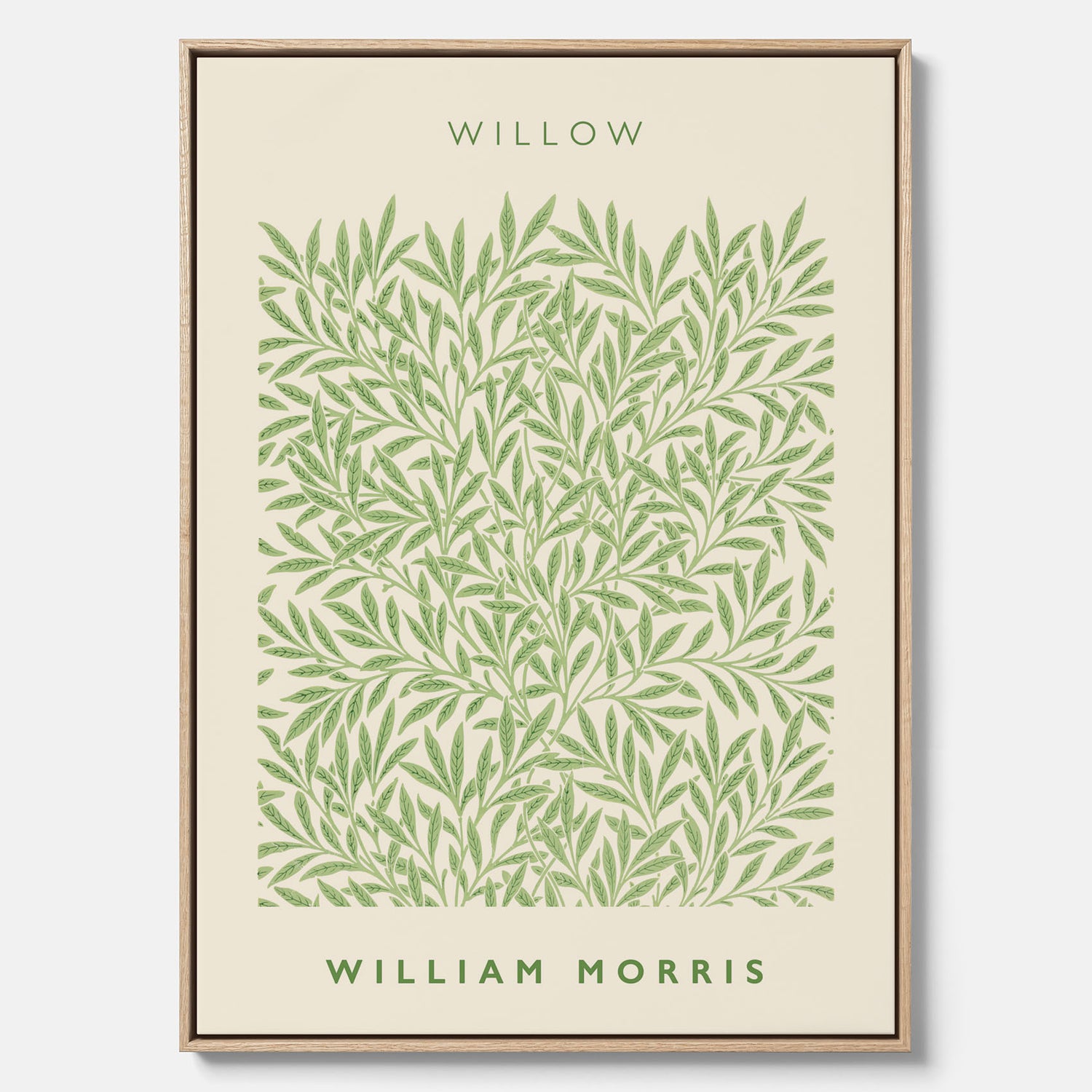 William Morris canvas med motivet Willow. Affisch med William Morris-motiv.