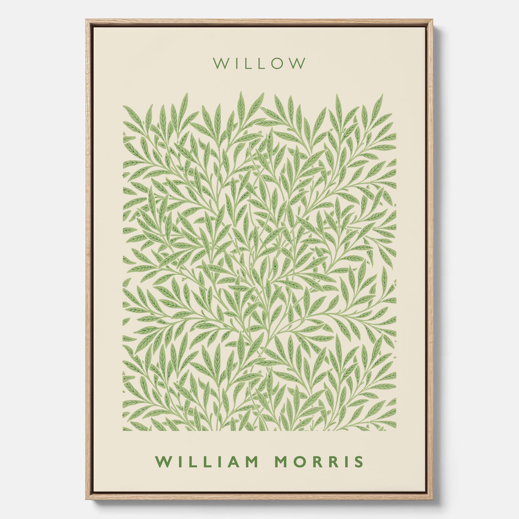 William Morris canvas med motivet Willow. Affisch med William Morris-motiv.