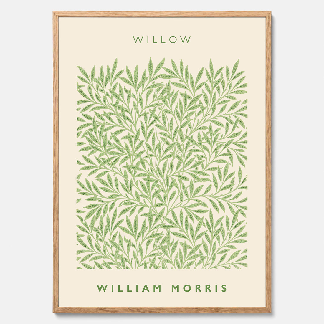 William Morris poster med motivet Willow. Affisch med William Morris-motiv.