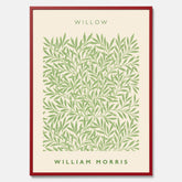 William Morris poster med motivet Willow. Affisch med William Morris-motiv.