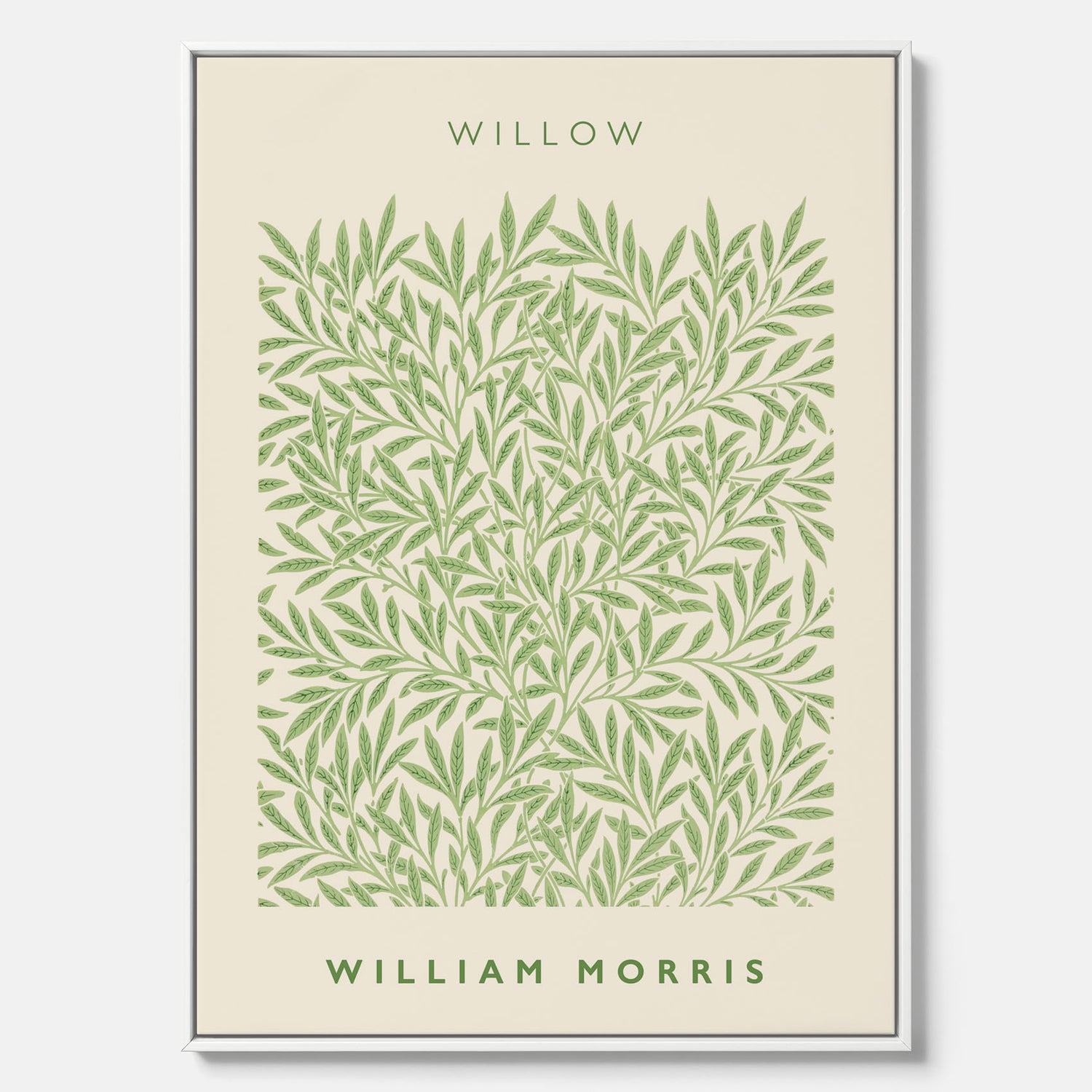 William Morris canvas med motivet Willow. Affisch med William Morris-motiv.