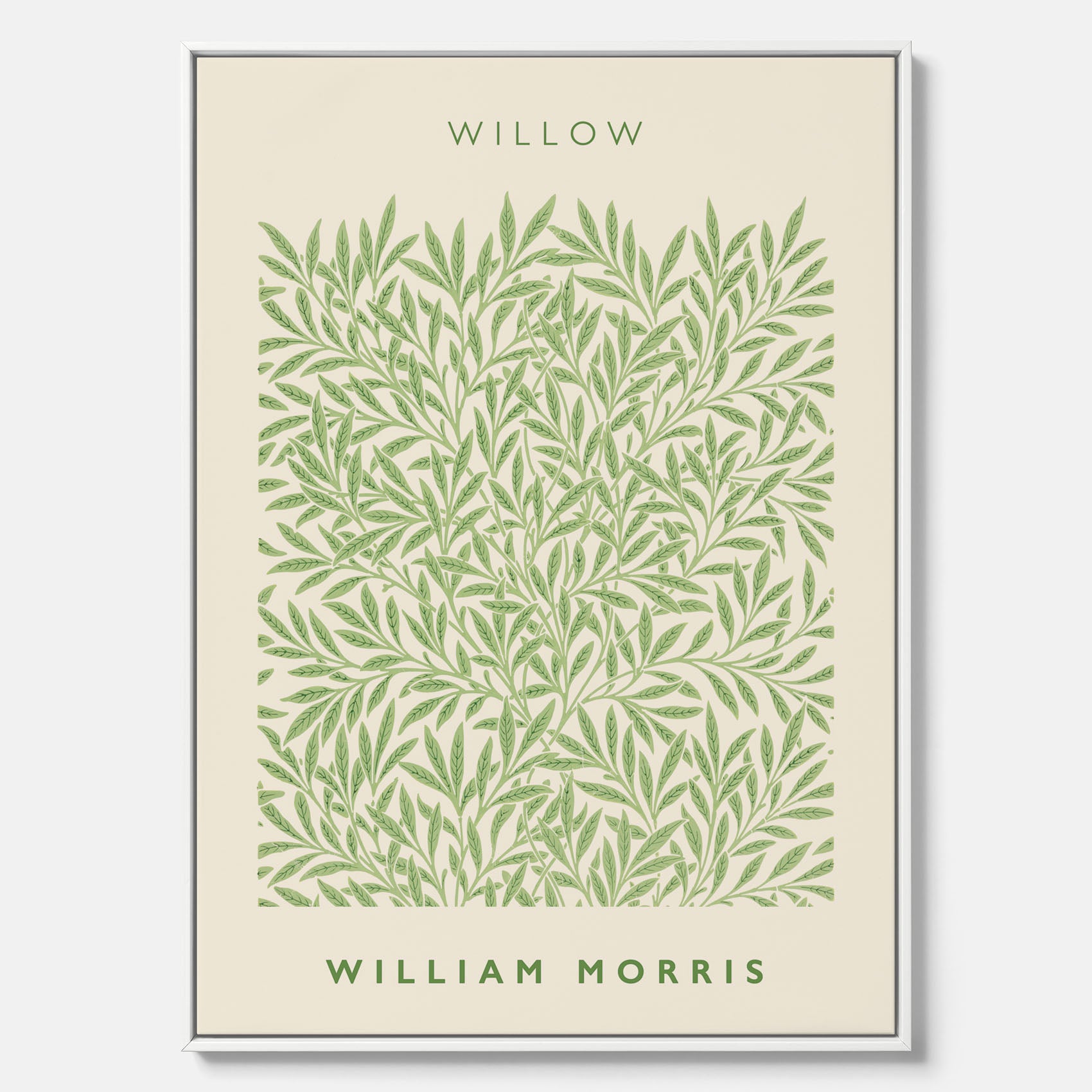 William Morris canvas med motivet Willow. Affisch med William Morris-motiv.