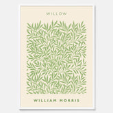 William Morris poster med motivet Willow. Affisch med William Morris-motiv.