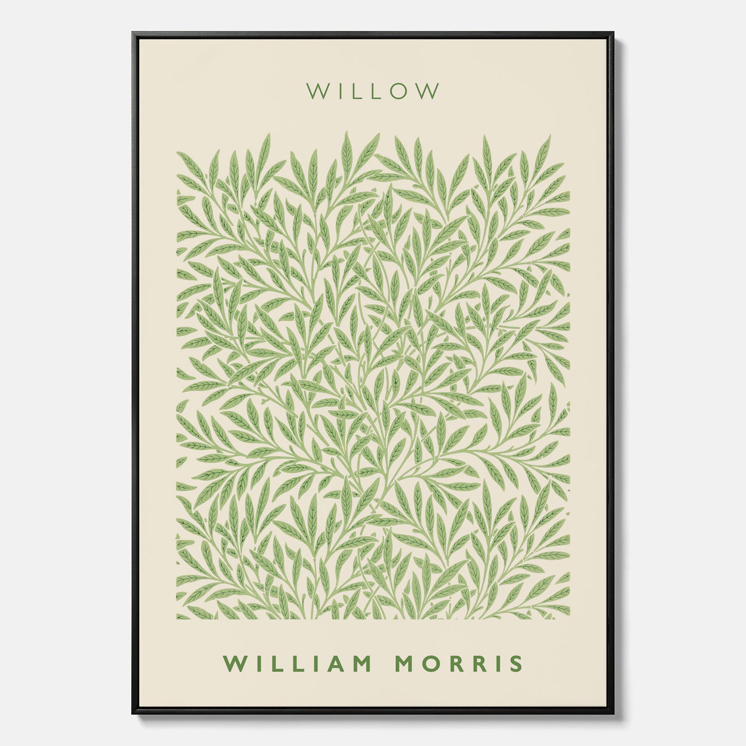 William Morris canvas med motivet Willow. Affisch med William Morris-motiv.