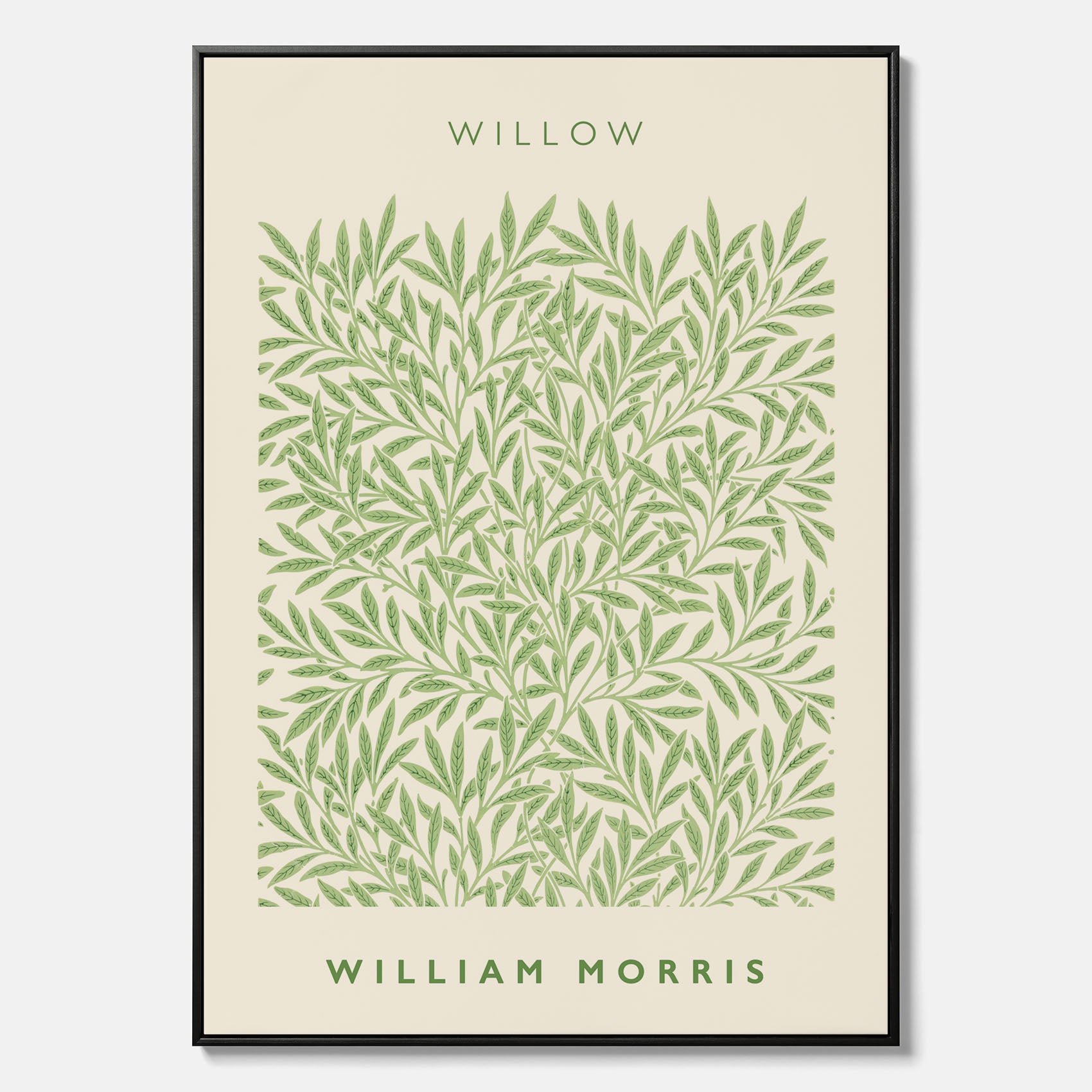 William Morris canvas med motivet Willow. Affisch med William Morris-motiv.