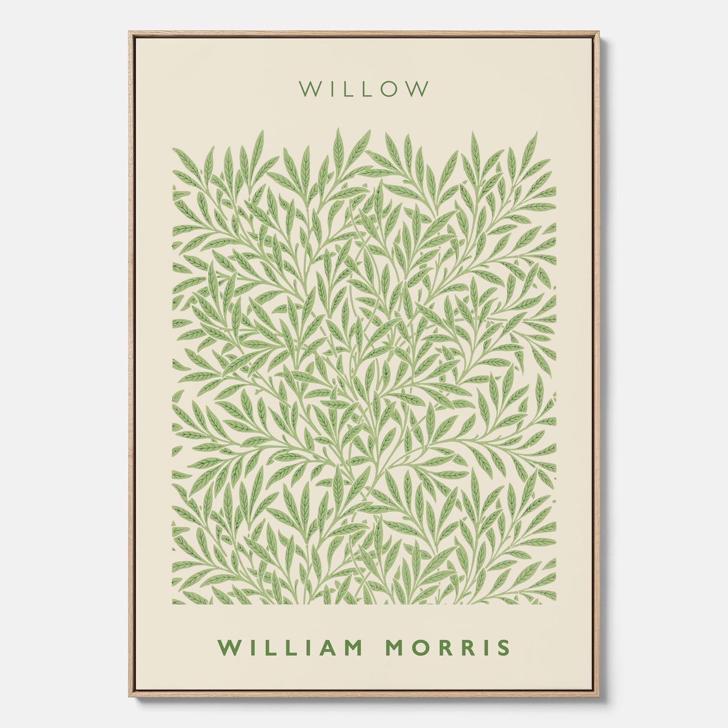 William Morris canvas med motivet Willow. Affisch med William Morris-motiv.