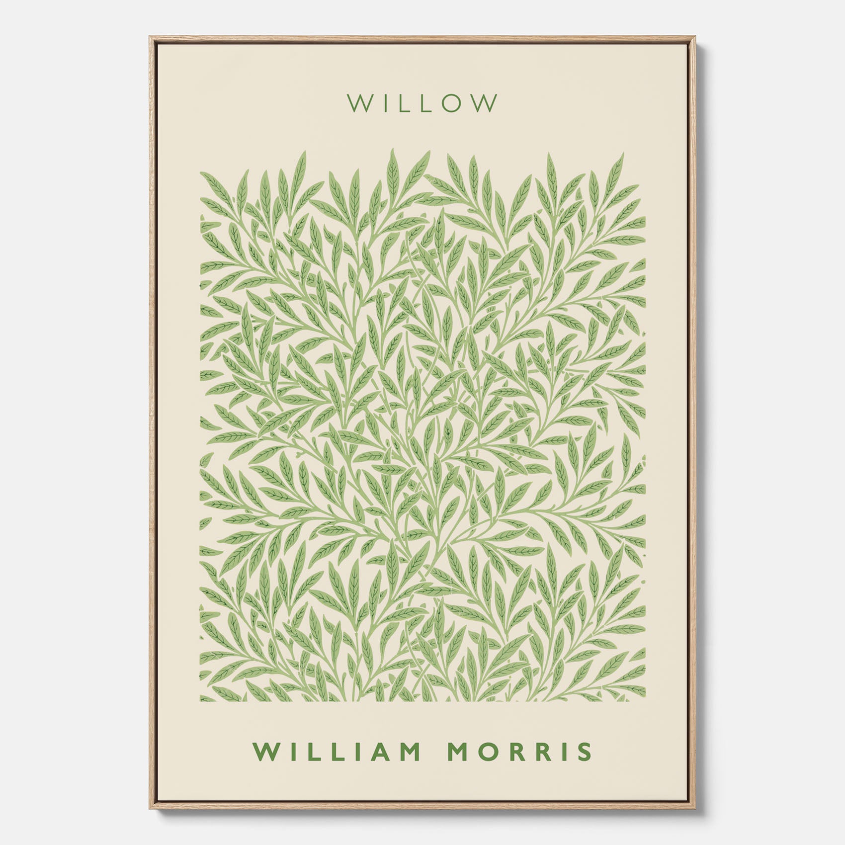 William Morris canvas med motivet Willow. Affisch med William Morris-motiv.