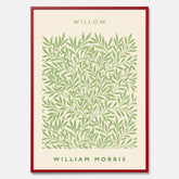 William Morris poster med motivet Willow. Affisch med William Morris-motiv.