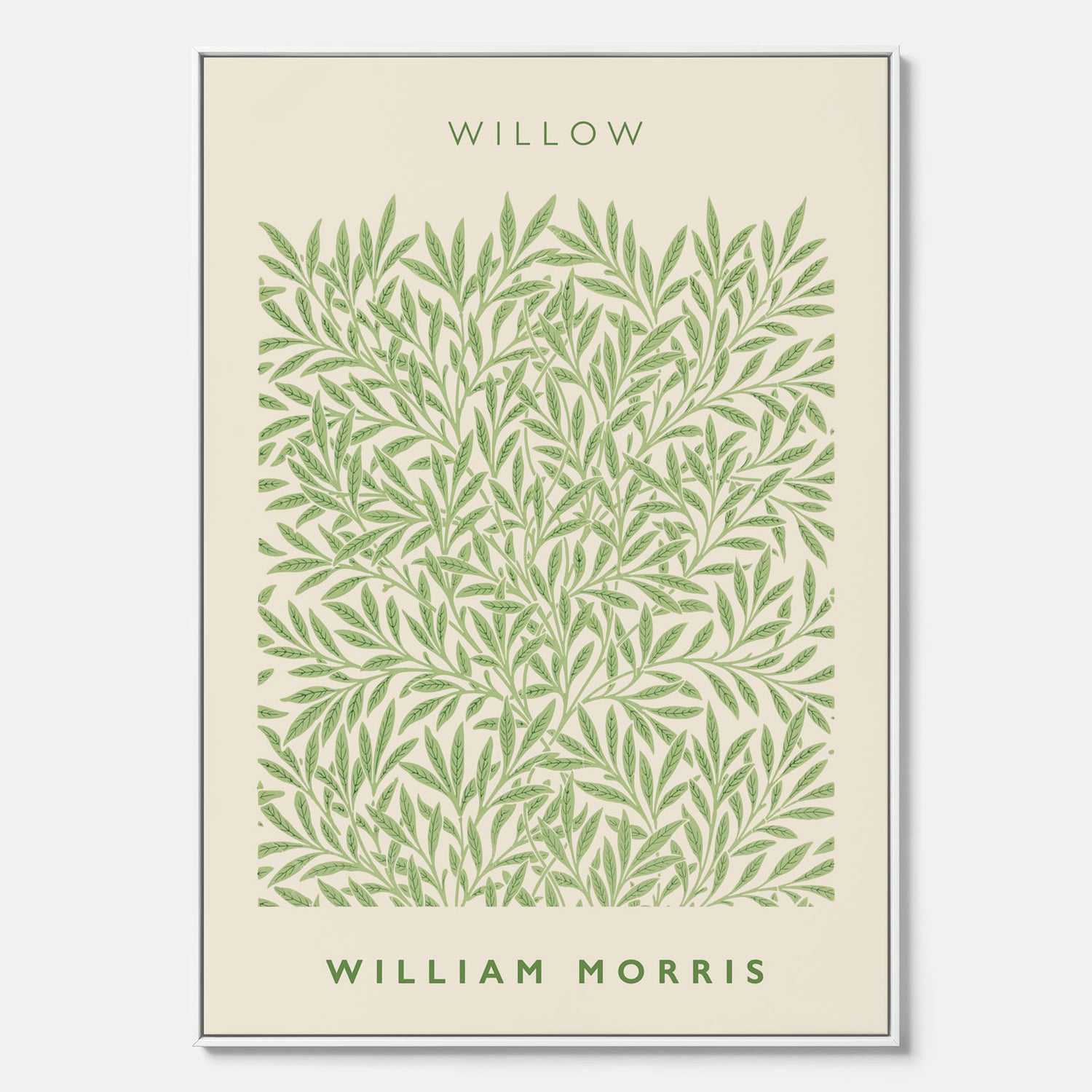 William Morris canvas med motivet Willow. Affisch med William Morris-motiv.