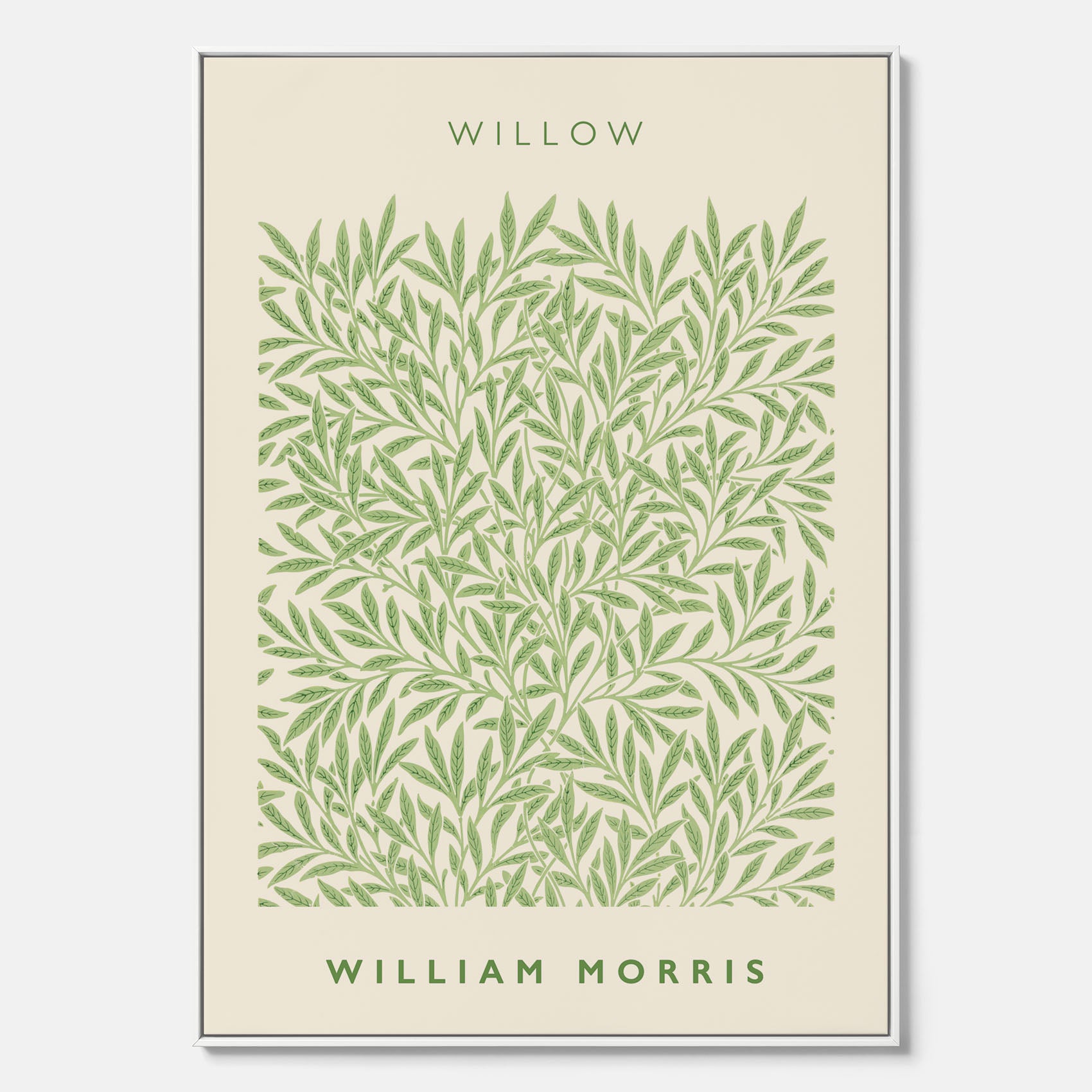 William Morris canvas med motivet Willow. Affisch med William Morris-motiv.